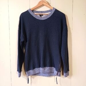 Theory charcoal cotton sweater